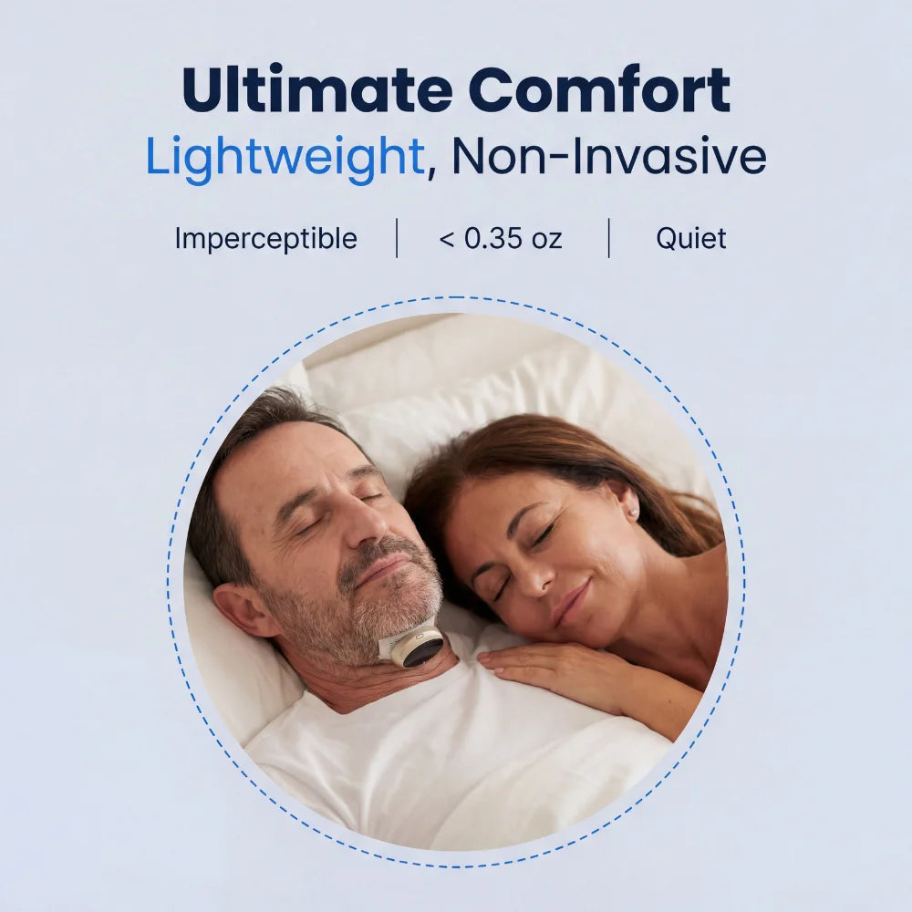 Couple sleeping peacefully with Somnara